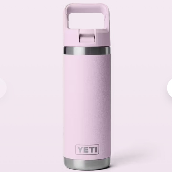Yeti Other - YETI Rambler 18 oz Bottle Chug Cap Pink Cherry Blossom Textured Travel Cup Mug